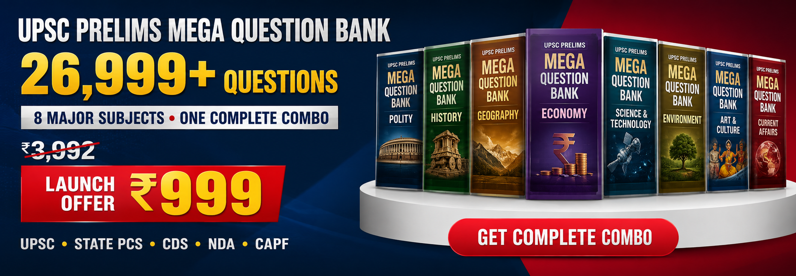 UPSC Prelims Mega Question Bank